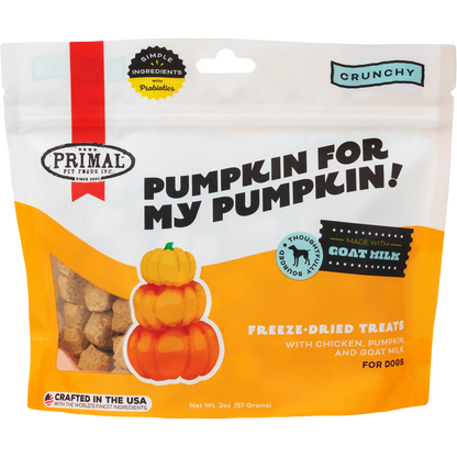 Freeze-Dried Raw Dog Treats <br> Pumpkin for My Pumpkin