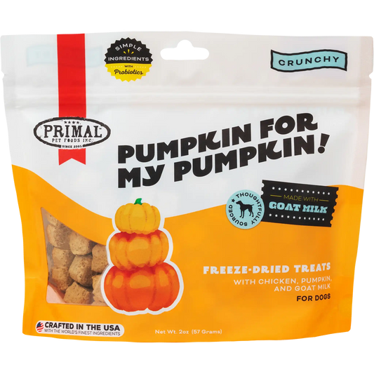 Freeze-Dried Raw Dog Treats <br> Pumpkin for My Pumpkin