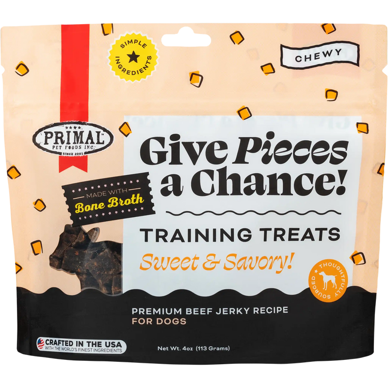 Give Pieces a Chance <br> Beef Jerky Pieces – for Dogs