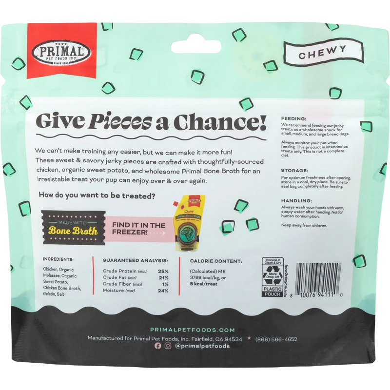 Give Pieces a Chance <br> Chicken Jerky Pieces – for Dogs