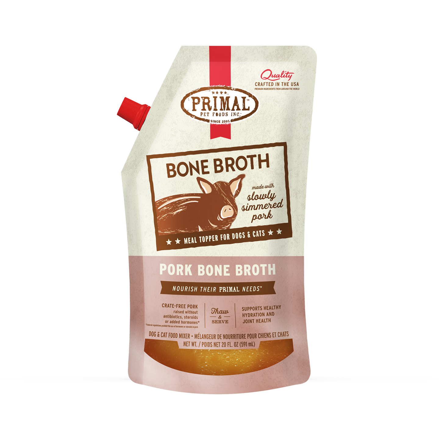 Bone Broth for Cats and Dogs <br> Pork Recipe