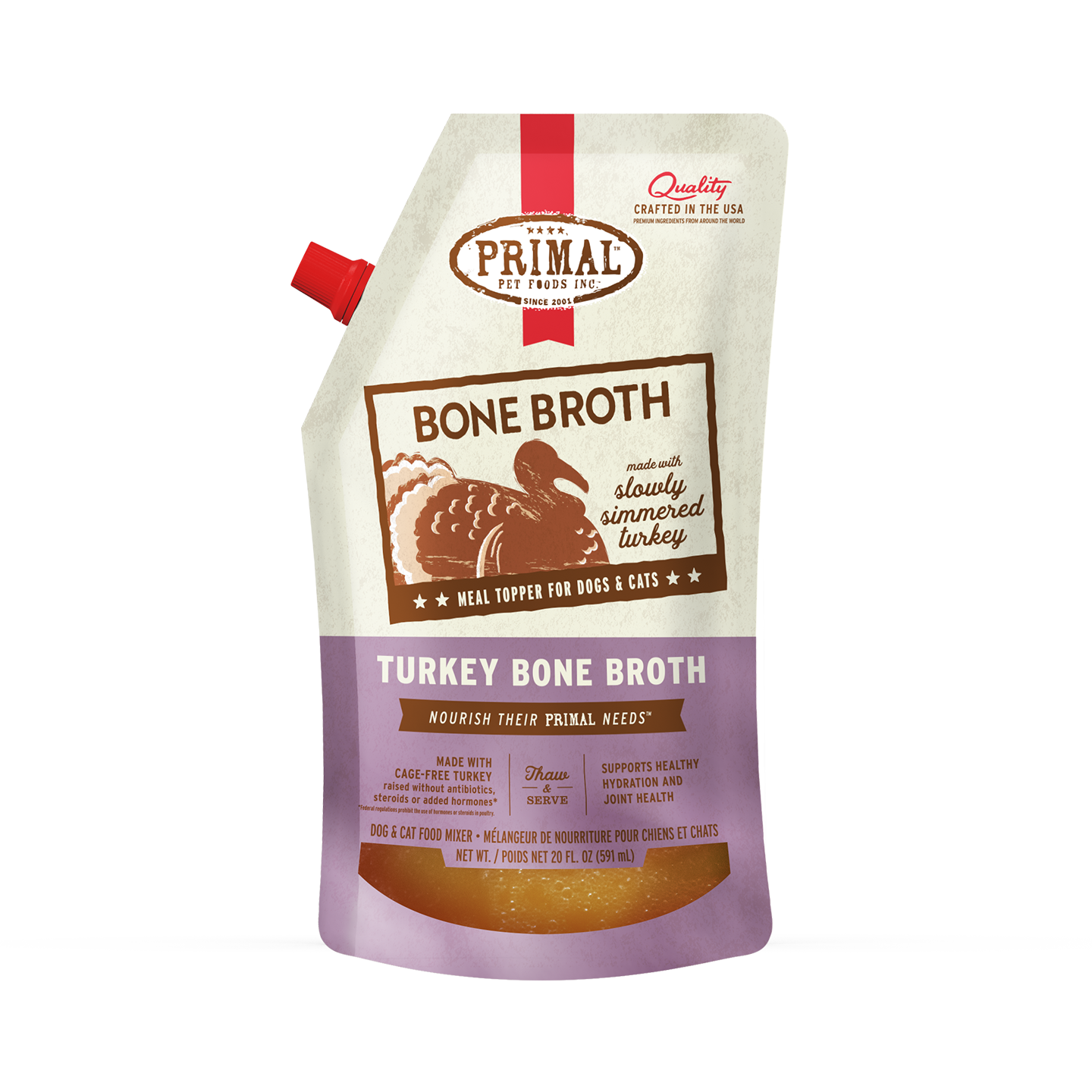 Bone Broth for Cats and Dogs <br> Turkey Recipe