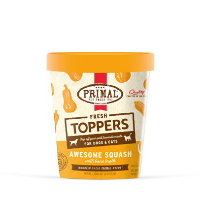 Fresh Toppers for Cat & Dog Food - Awesome Squash Recipe