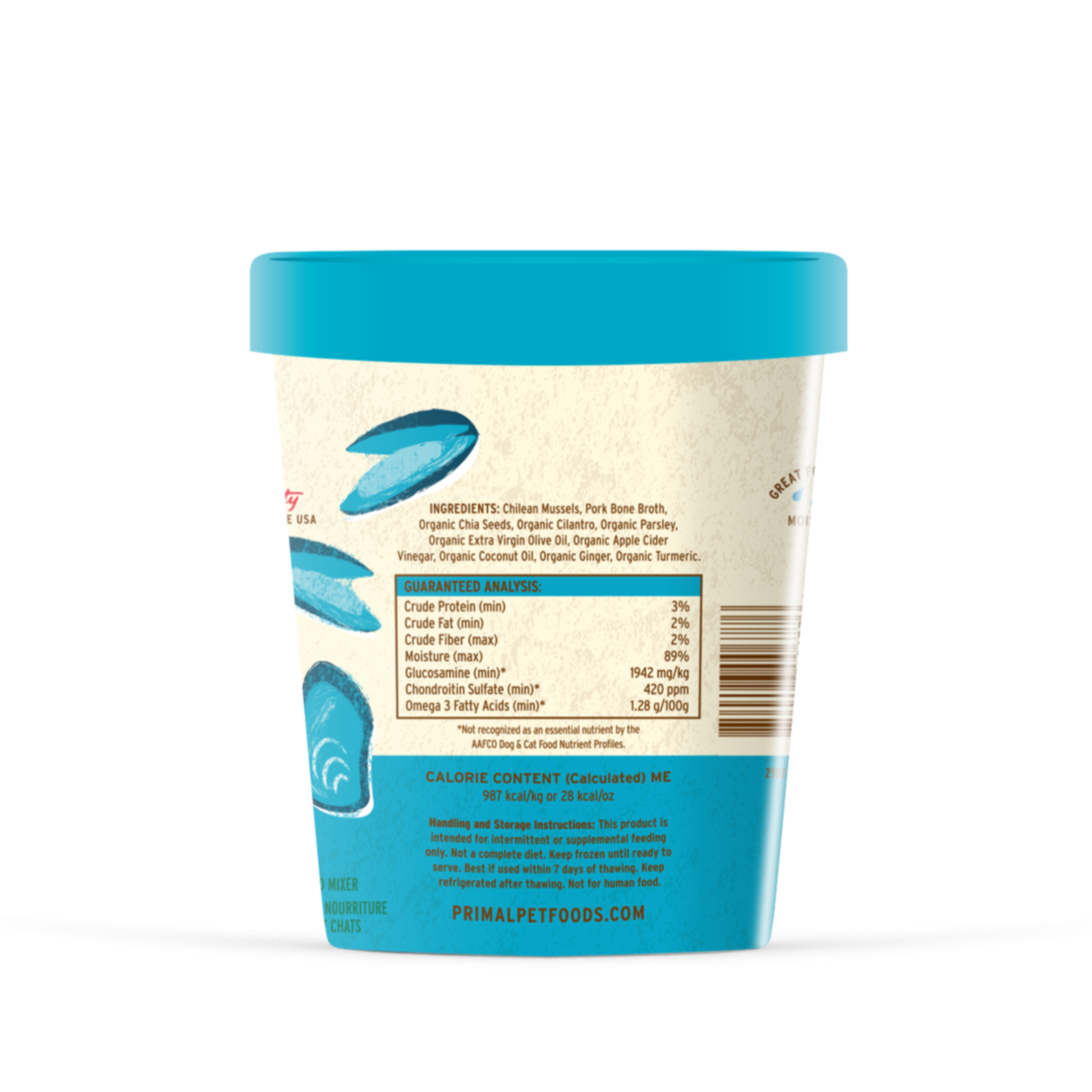 Fresh Toppers for Cat & Dog Food - Omega Mussels Recipe