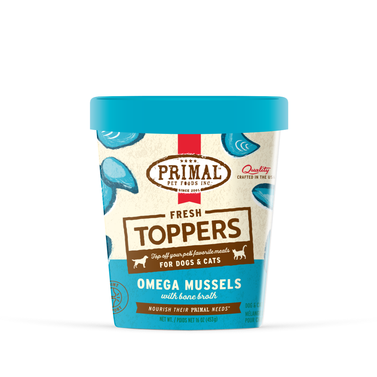 Fresh Toppers for Cat & Dog Food - Omega Mussels Recipe