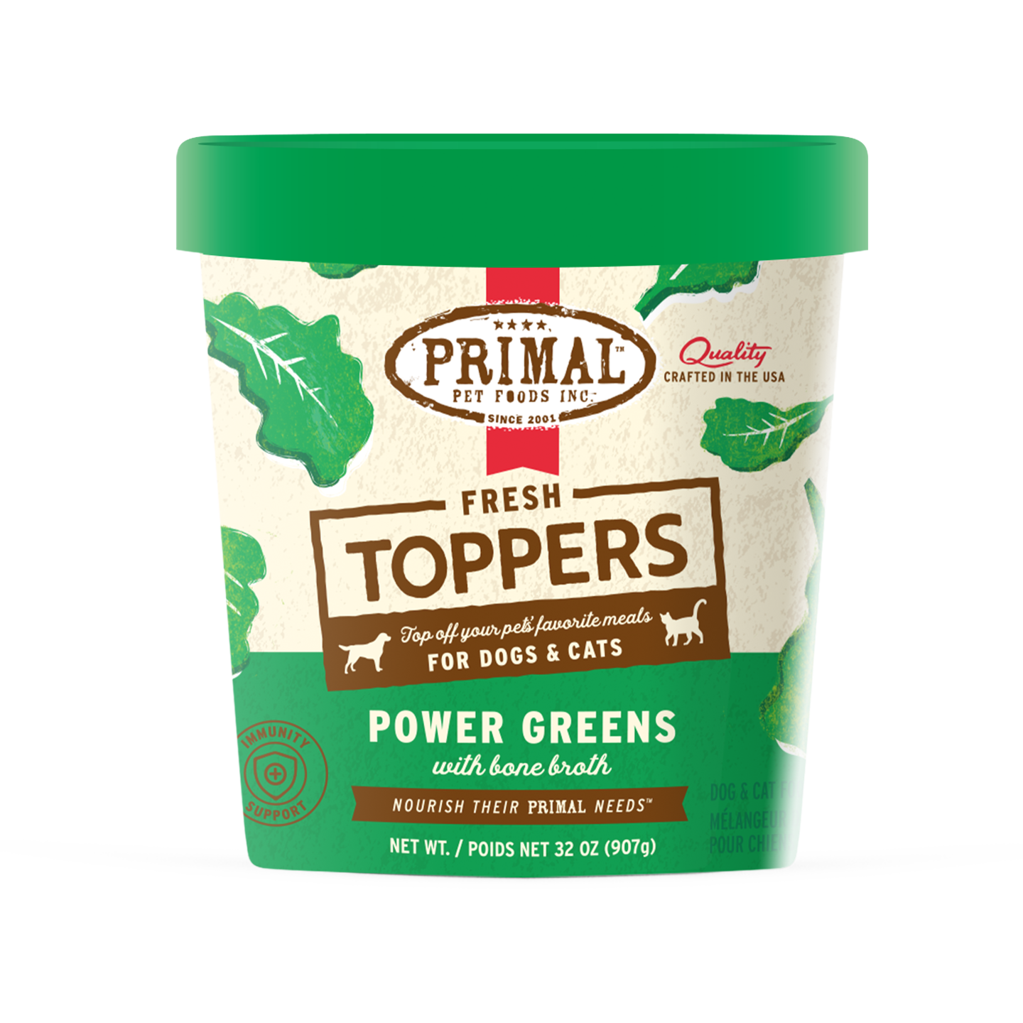 Fresh Toppers for Cat & Dog Food <br> Power Greens Recipe