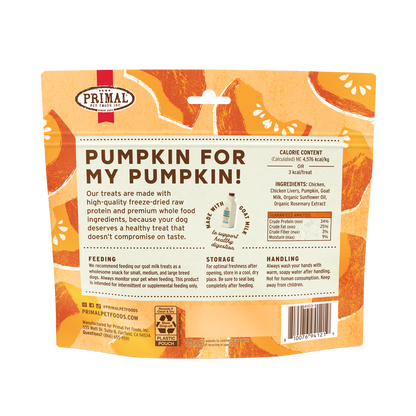 Freeze-Dried Raw Dog Treats - Pumpkin for My Pumpkin