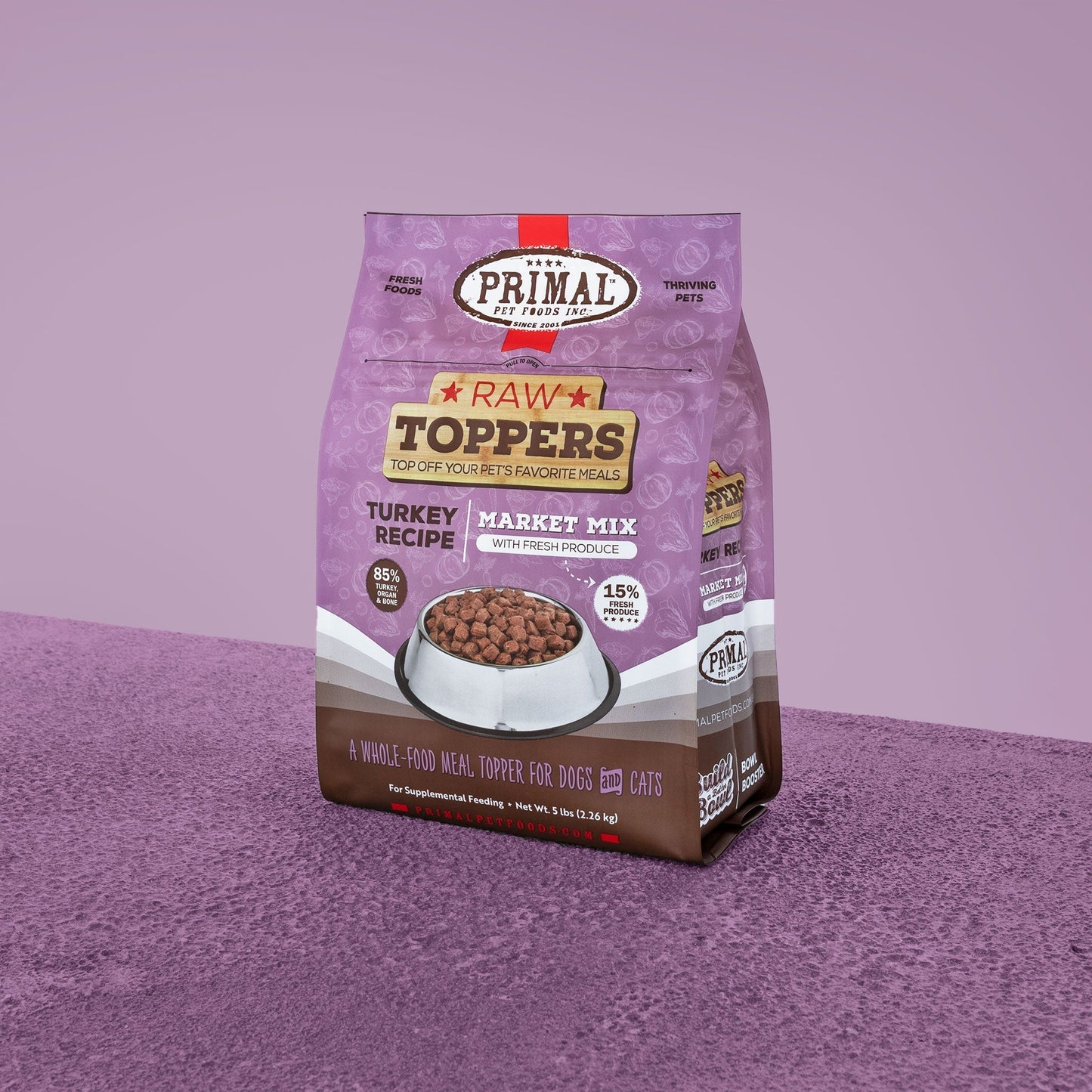 Market Mix Raw Topper for Cat & Dog <br> Turkey Recipe