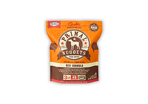Package of Primal dog food - Freeze Dried Nuggets